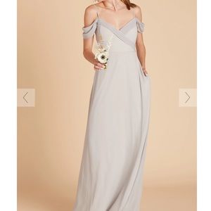 Birdy Grey XS spence dove gray bridesmaid dress